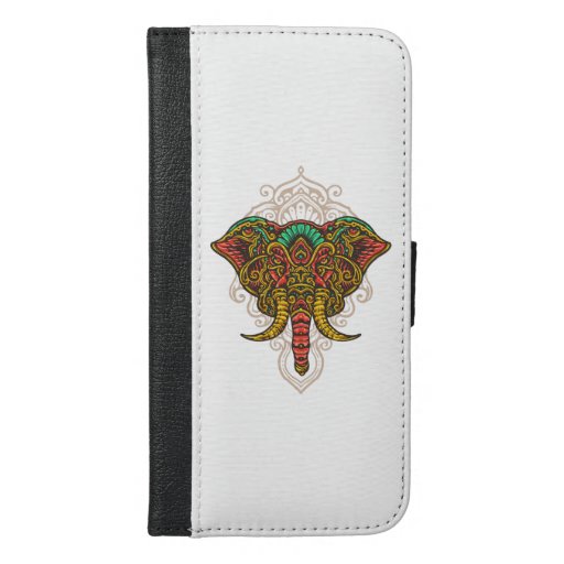 Elephant Mandala T-Shirt Socks Leggings Flip Flops iPhone 6/6s Plus Wallet Case