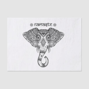 Elephant Mandala tissue paper