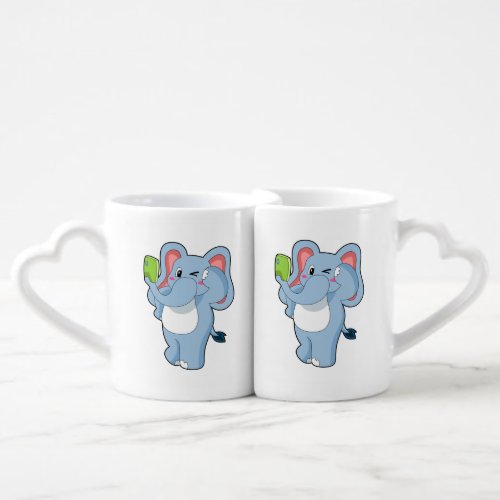 Elephant Mobile Coffee Mug Set