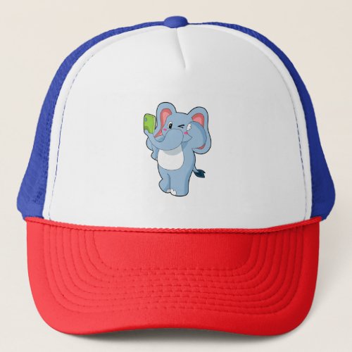 Elephant Mobile Trucker Hat