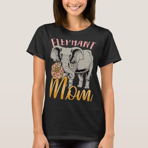 Elephant Mom Mama T_Shirt