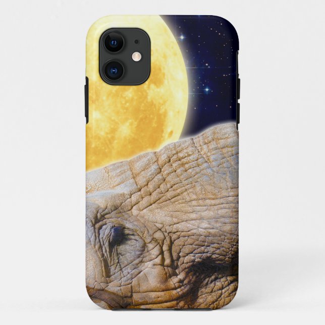 Elephant & Moon iPhone 5 Case (Back)
