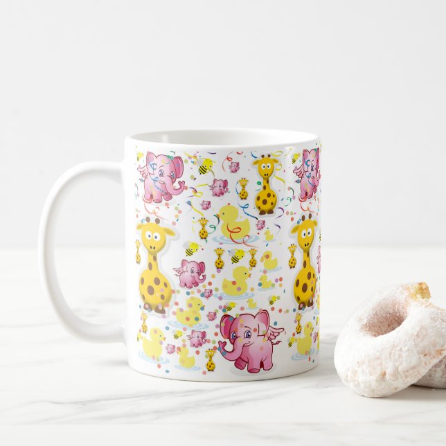 Elephant Mug (With Donut)