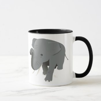 Elephant Mug by flopsock at Zazzle