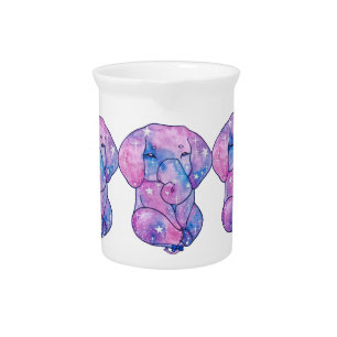 Elephant named Acorn Beverage Pitcher