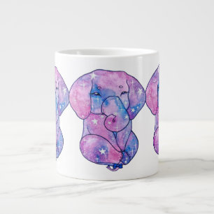 Elephant named Acorn Giant Coffee Mug