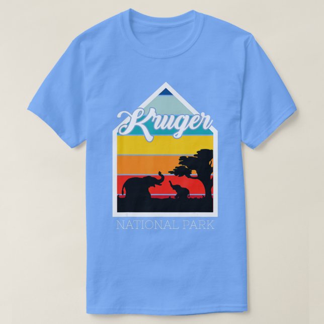 Elephant National Park Africa Kruger Safari Big Fi T-Shirt (Design Front)