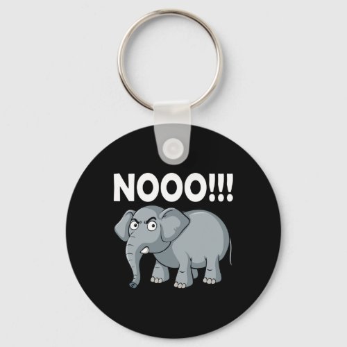 Elephant No Say No And Save The Elephant Conserva Keychain