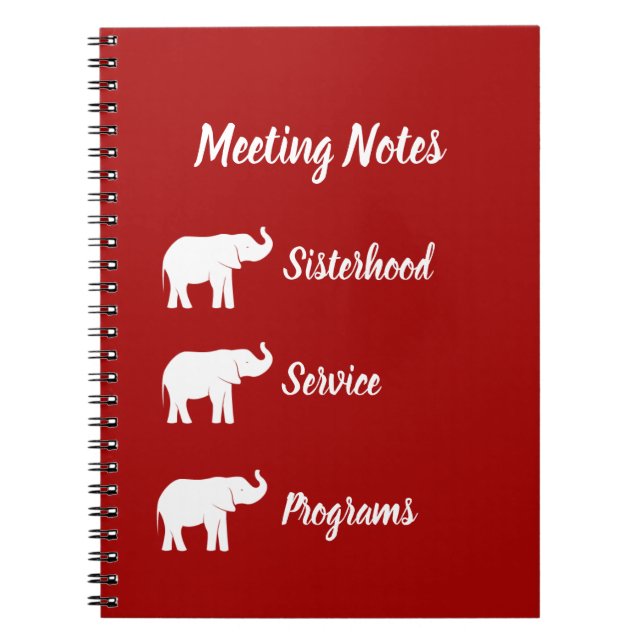 Elephant Notebook (Front)
