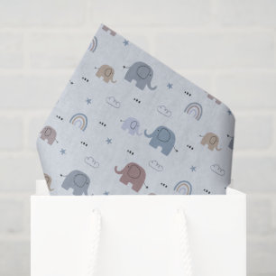 Elephant Nursery Pattern Tissue Paper
