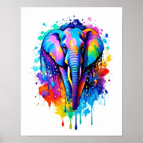 Elephant Nursery Poster