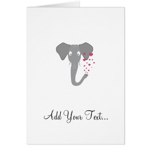 Elephant of love cards (Front)