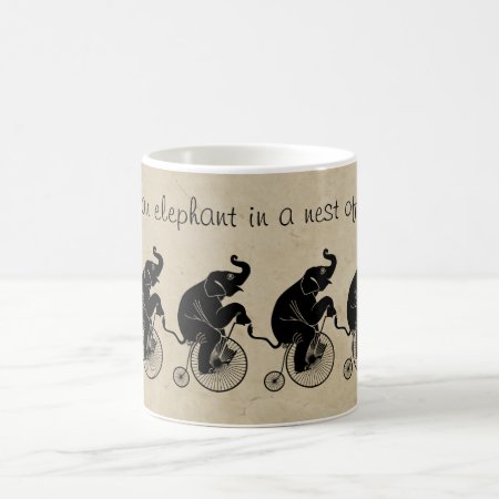 Elephant On A Bike Coffee Mug
