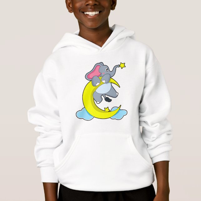 Elephant on Clouds Hoodie (Front)