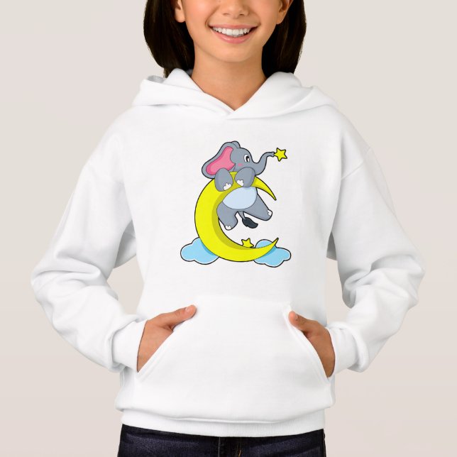 Elephant on Clouds Hoodie (Front)