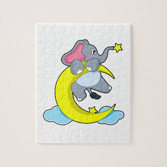 Elephant on Clouds Jigsaw Puzzle (Vertical)