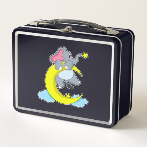 Elephant on Clouds Metal Lunch Box