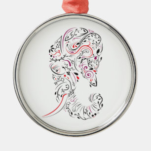 elephant ornate metal ornament