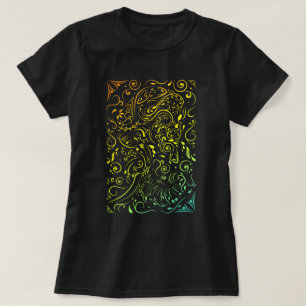 elephant ornate summer fade T-Shirt