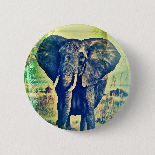Elephant Palms Button (Front)
