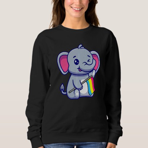 Elephant Pansexual Pansexual Sweatshirt