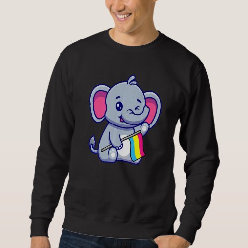 Elephant Pansexual Pansexual Sweatshirt