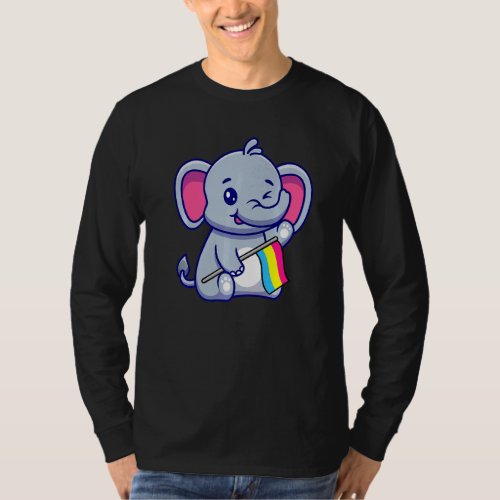 Elephant Pansexual Pansexual T_Shirt