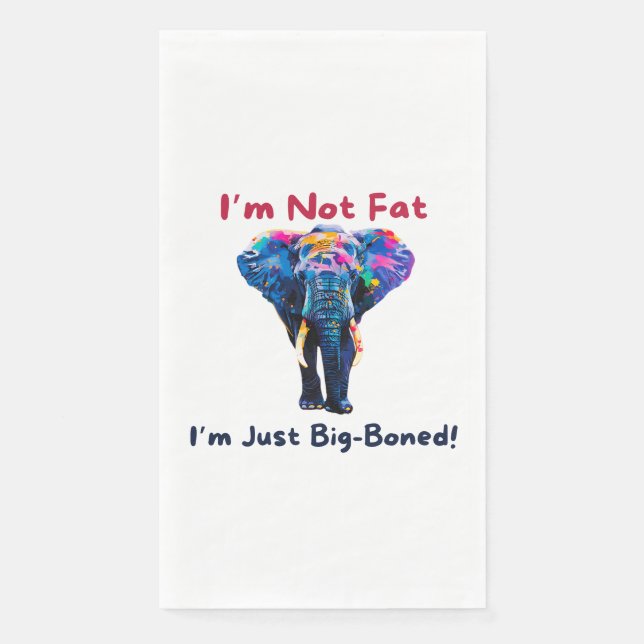 Elephant Paper Guest Towels (Front)