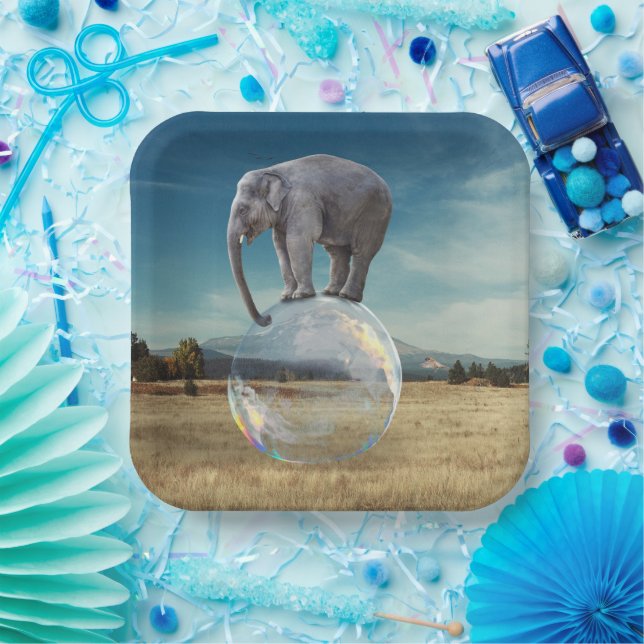 Elephant Paper Plates (Party)
