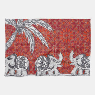Elephant Parade 3 Kitchen Towel