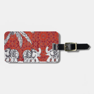 Elephant Parade 3 Travel Bag Tag