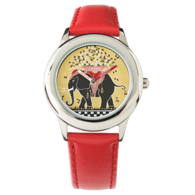 Elephant Parade in Yellow Watch (Front)