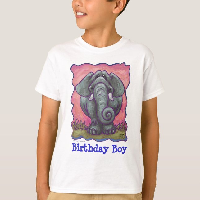 Elephant Party Center T-Shirt (Front)