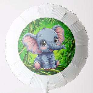 Elephant Party Jungle Safari Theme Gift Balloon