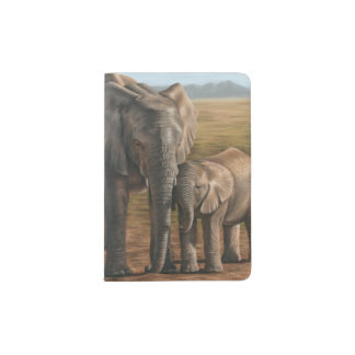 Elephant Passport Holder