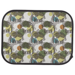 Elephant Pattern Car Mat