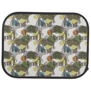 Elephant Pattern Car Mat