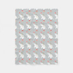 Elephant Pattern Fleece Blanket