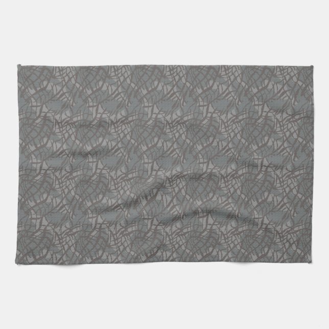 Elephant Pattern Kitchen Towel (Horizontal)