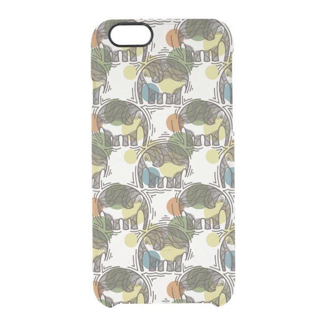 Elephant Pattern Uncommon iPhone Case (Back)