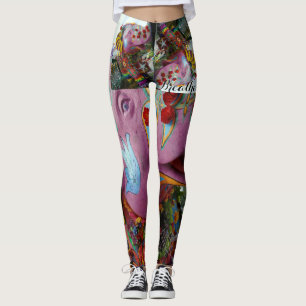 Elephant Peace Yoga Leggings