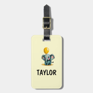 Elephant Personalized Colorful Bag Backpack Luggage Tag