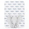 Elephant Personalized Navy Blue Name Boy