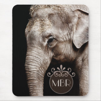 Elephant Photo Image Mouse Pad