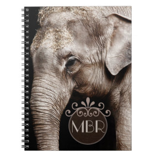 Elephant Photo Image Notebook