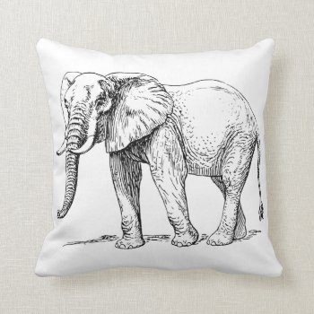Elephant Pillow by astralcity at Zazzle