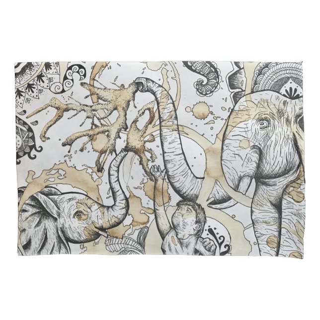 elephant pillowcase (Front)