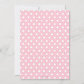 Elephant Pink Floral Baby Shower by Mail Girl Invitation (Back)