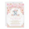 Elephant Pink Floral Baby Shower by Mail Girl