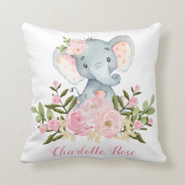 baby girl nursery decor elephants